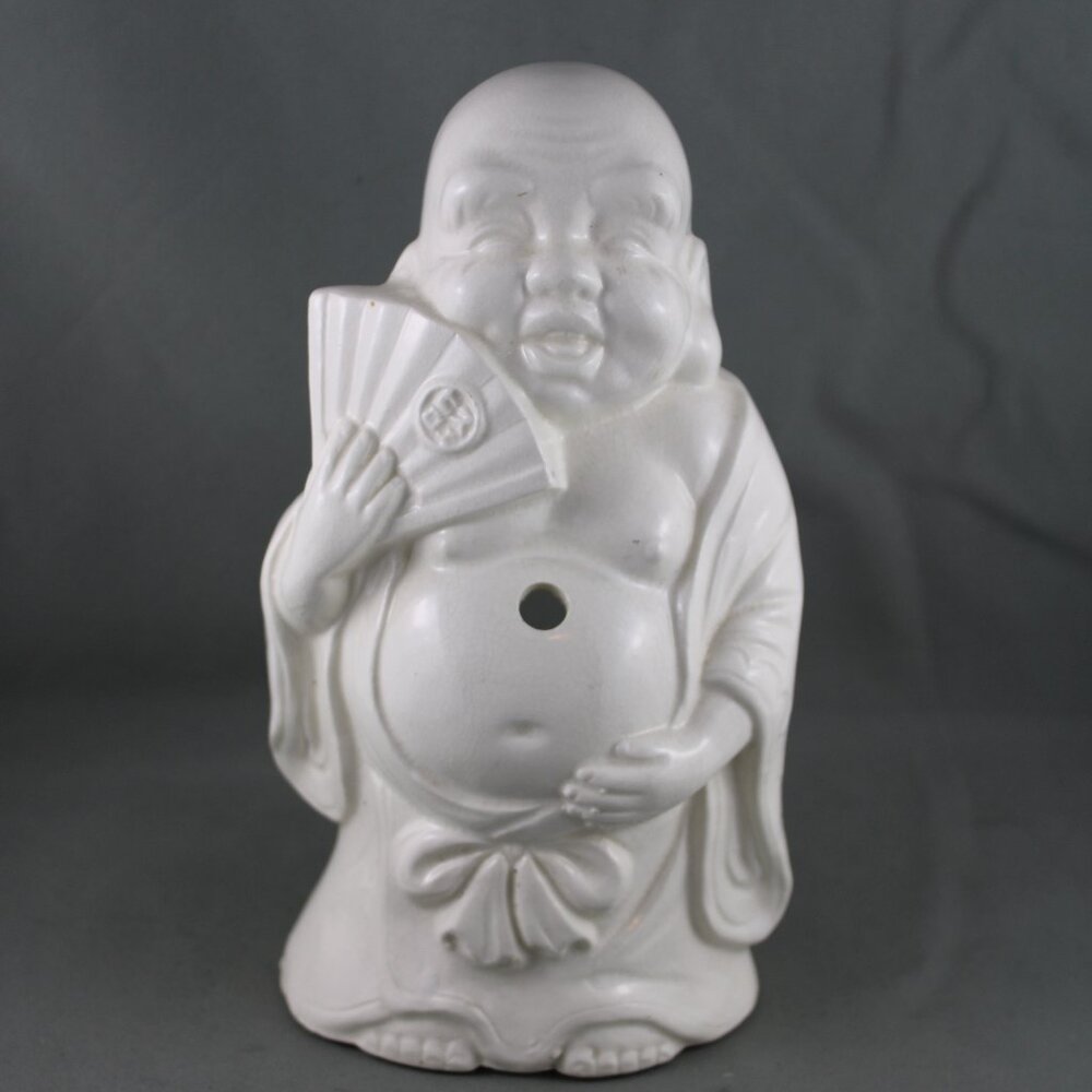 Vintage Benihana Mug - Buddha with Fan Suehiro At the Airport - Cermaic Mug